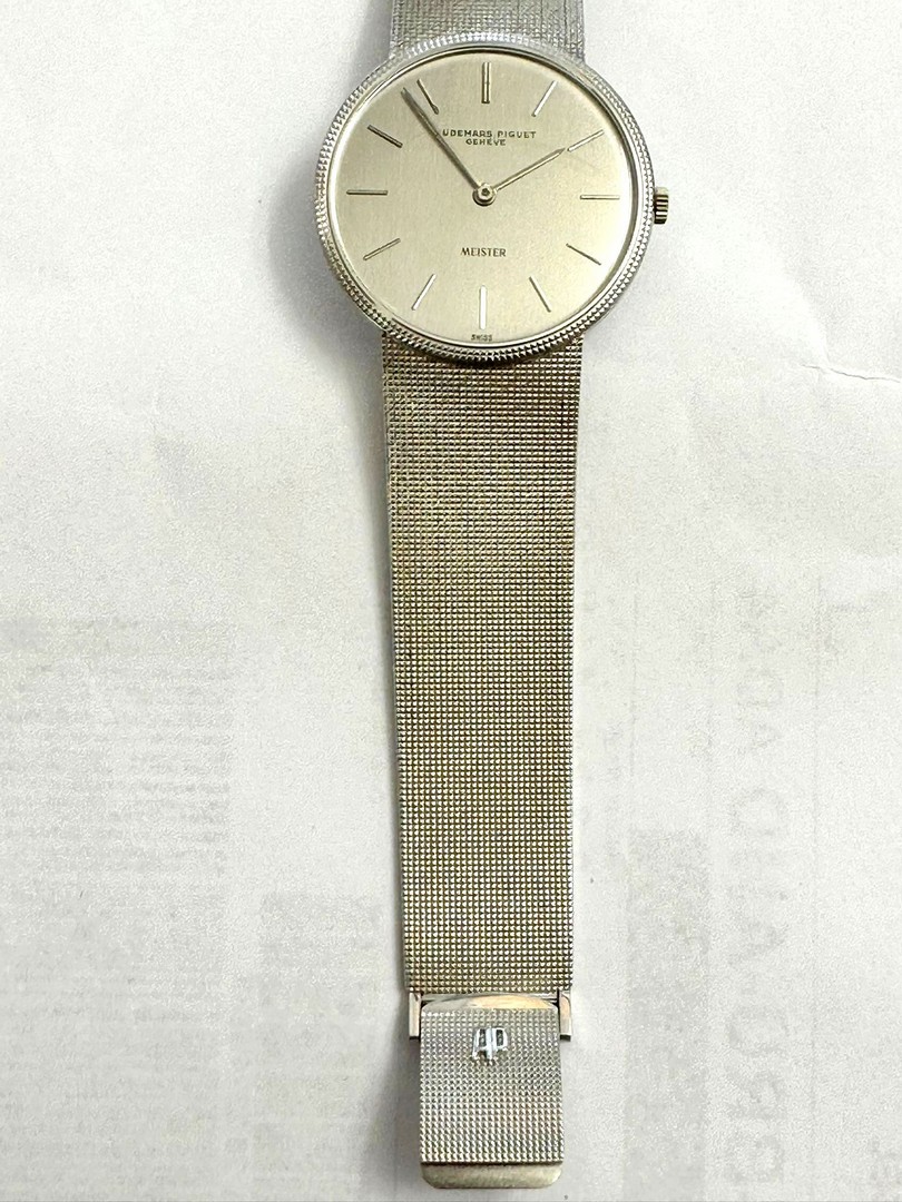 Audemars Piguet / Meister - Rare - Gentlemen's White Gold Wristwatch - Image 3 of 13