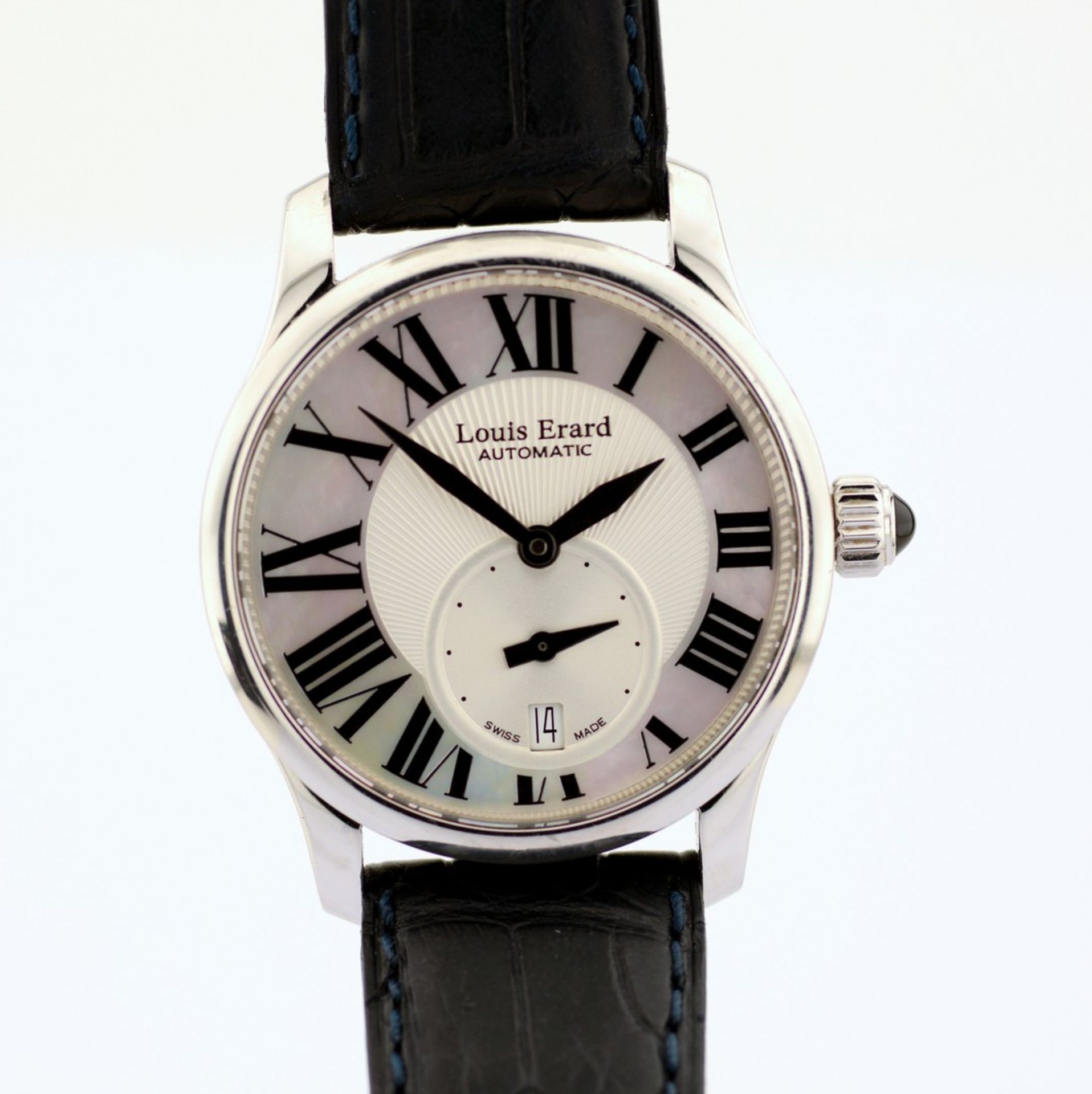 Louis Erard / L'Esprit du Temps Mother of Pearl Dial - Gentlemen's Steel Wristwatch - Image 2 of 7