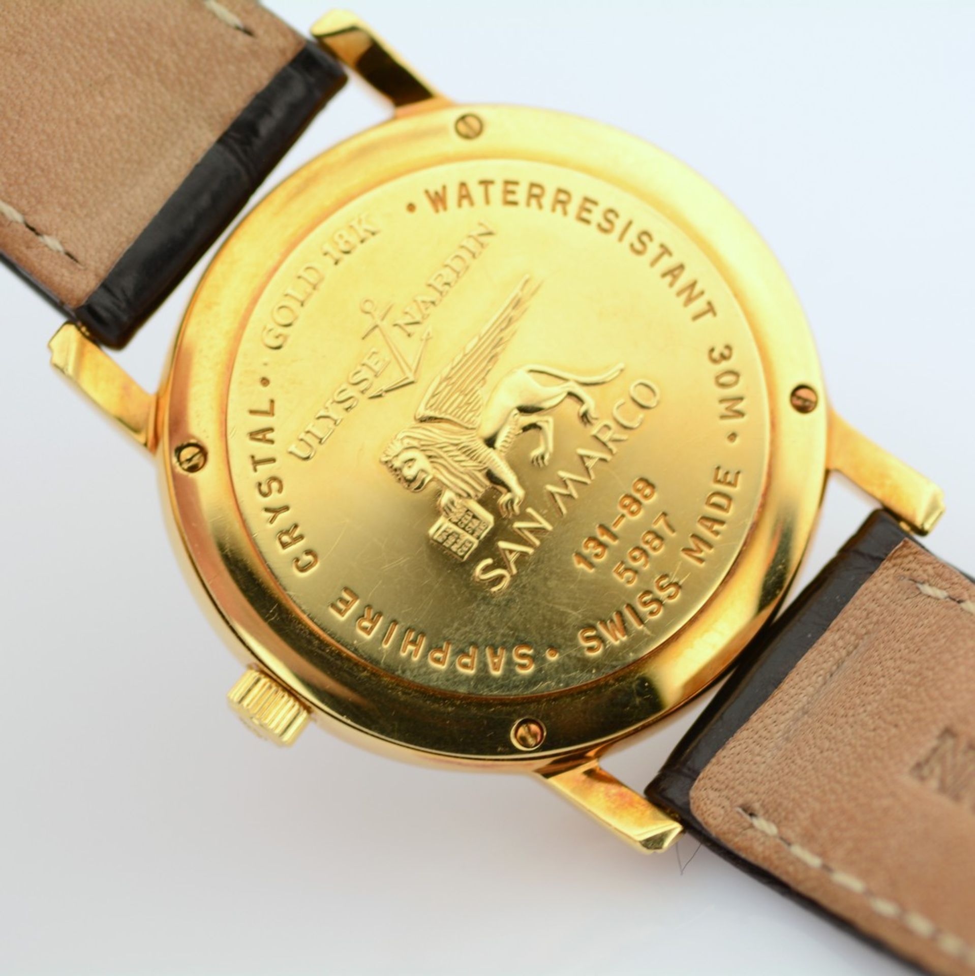 Ulysse Nardin / San Marco Auto. Chronometer 18K - Lady's Yellow Gold Wristwatch - Image 6 of 8