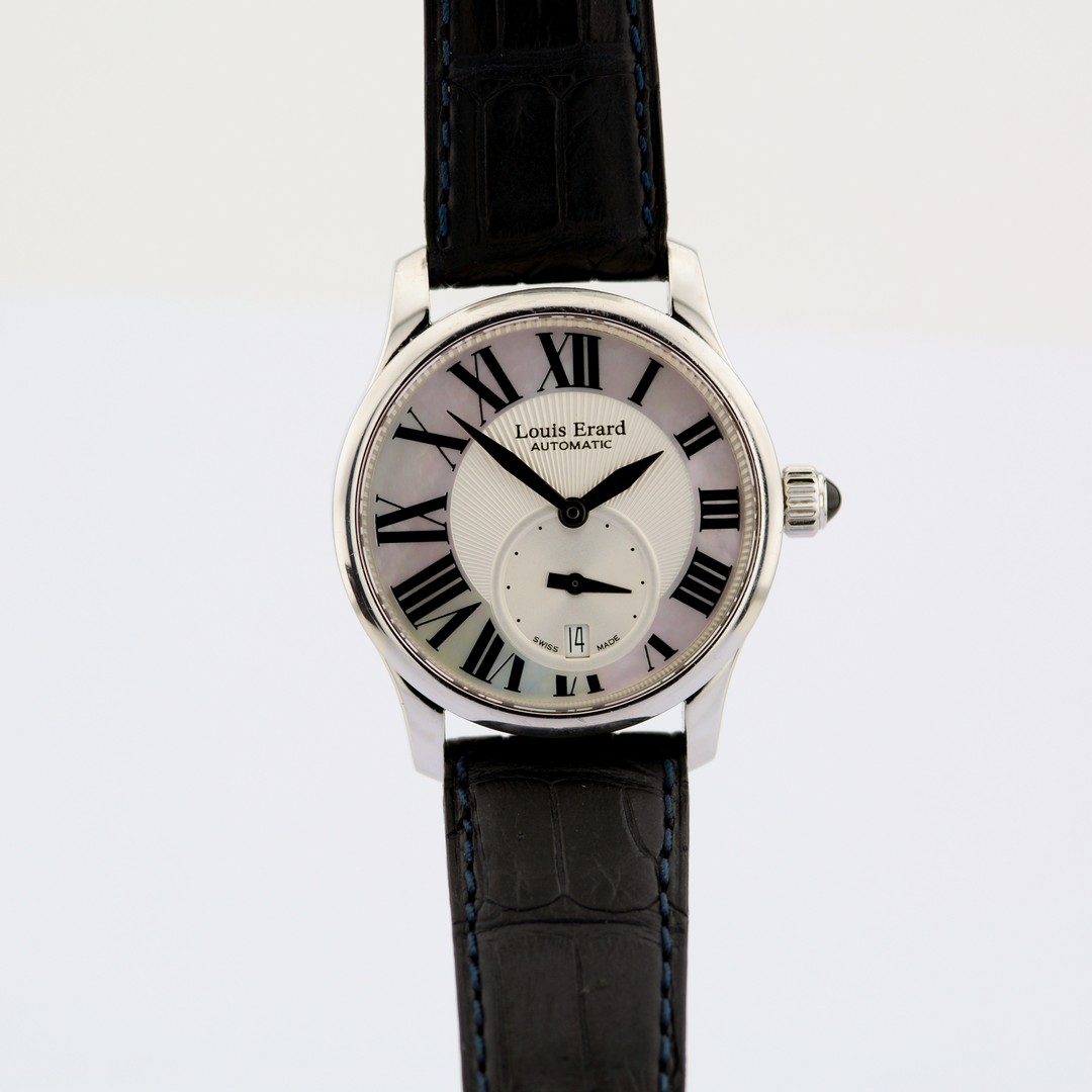 Louis Erard / L'Esprit du Temps Mother of Pearl Dial - Gentlemen's Steel Wristwatch - Image 3 of 7