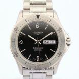 Longines / Admiral Five Star Day Date - Gentlemen's Steel Wristwatch