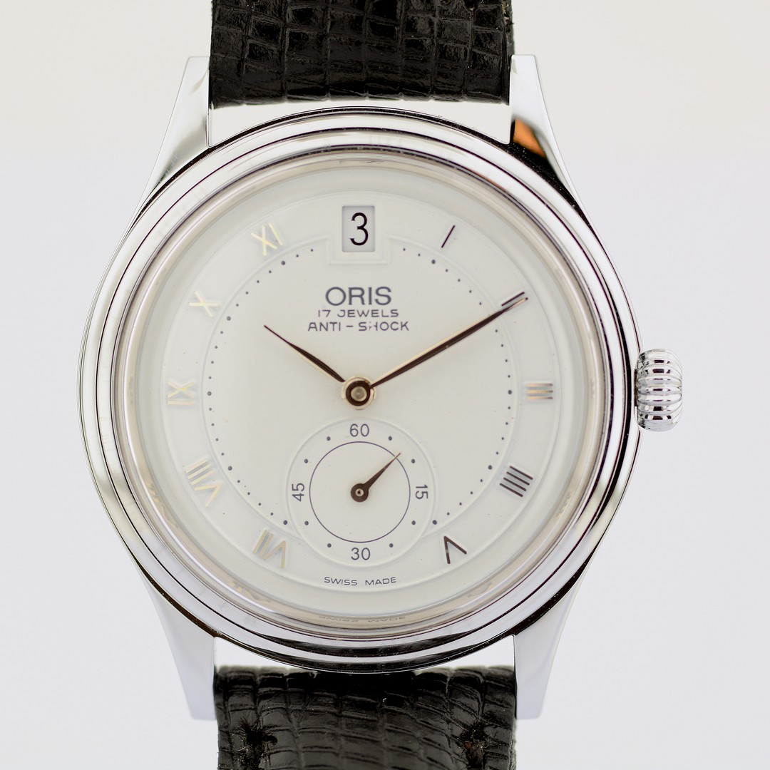 Oris / Unworn Wrist 17 Jewels Anti-Shock - Gentlemen's Steel Wristwatch - Bild 9 aus 9