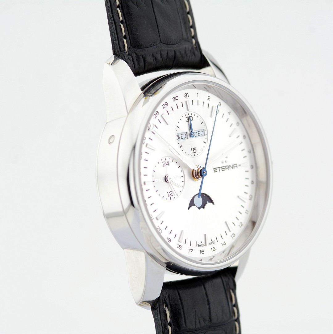 Eterna / Soleure Triple Date Moonphase - Gentlemen's Steel Wristwatch - Image 7 of 12