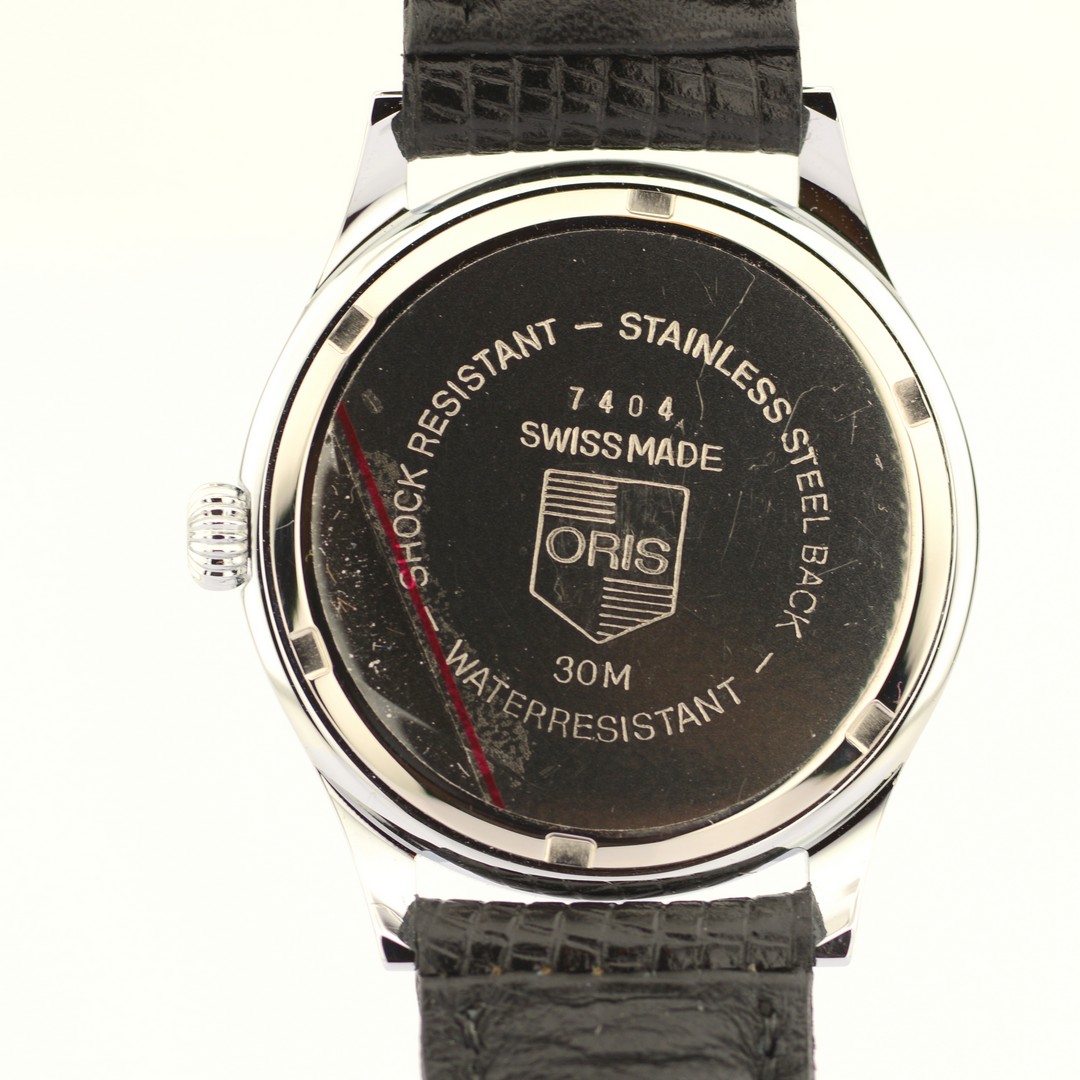 Oris / Unworn Wrist 17 Jewels Anti-Shock - Gentlemen's Steel Wristwatch - Bild 4 aus 9