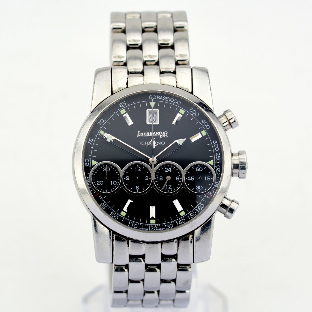 Eberhard & Co. / Chrono 4 Chronograph Automatic - Date - Gentlemen's Steel Wristwatch - Image 2 of 8