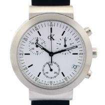 Calvin Klein / Chronograph - Gentlemen's Steel Wristwatch