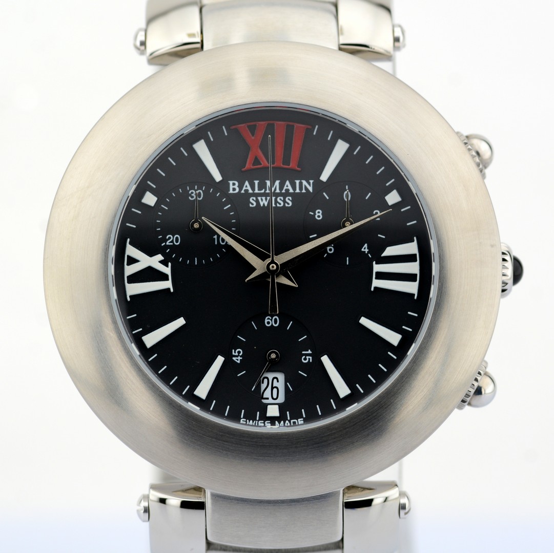 Pierre Balmain / Swiss Chronograph Date - Gentlemen's Steel Wristwatch