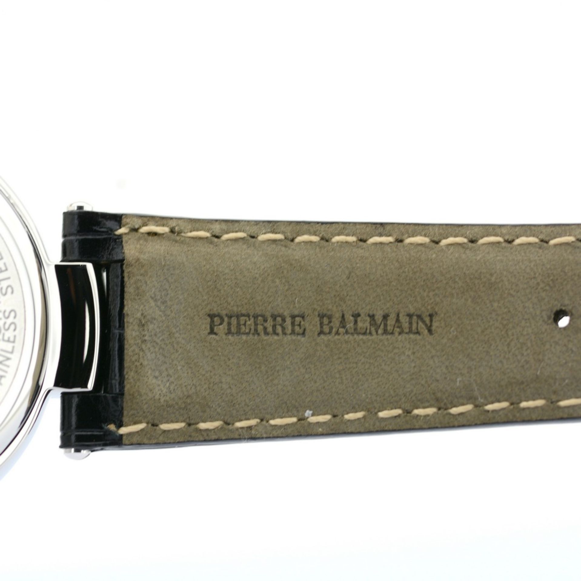 Pierre Balmain / Swiss Chronograph Date - Gentlemen's Steel Wristwatch - Image 2 of 10