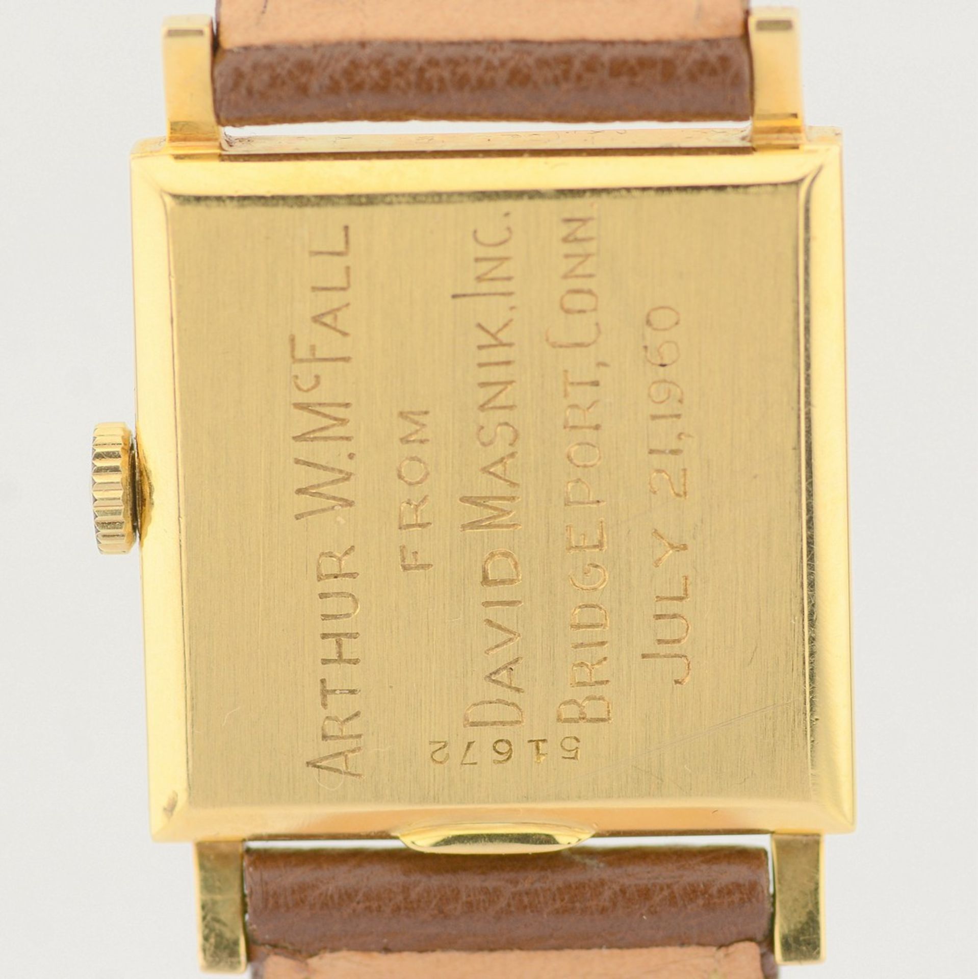 Audemars Piguet / Vintage - Square - Sub Second - Unisex Yellow Gold Wristwatch - Image 7 of 12
