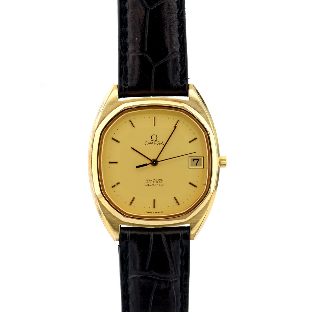 Omega / De Ville - Gentlemen's Gold-plated Wristwatch - Bild 3 aus 7