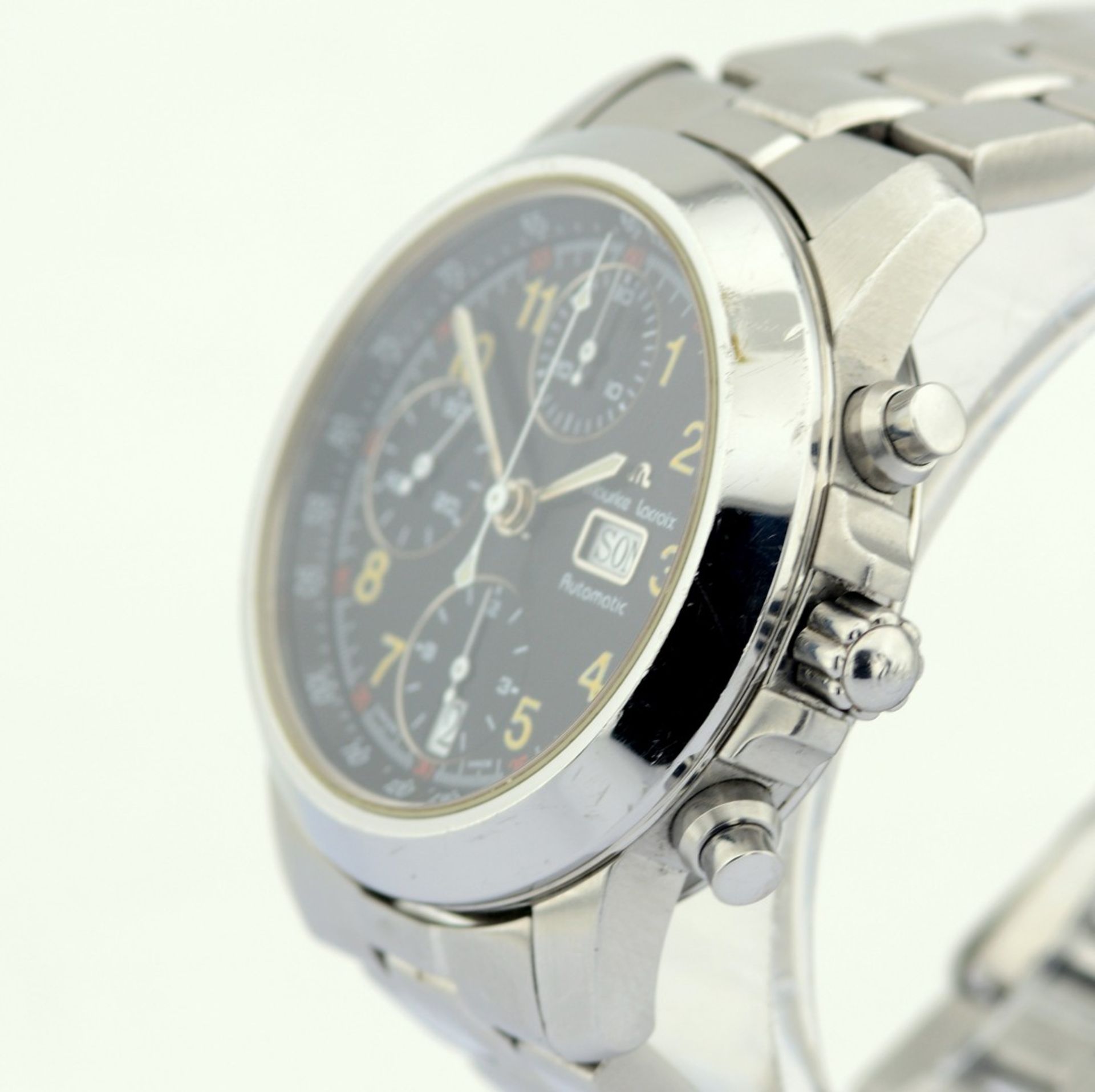 Maurice Lacroix / 39721 Automatic Chronograph - Gentlemen's Steel Wristwatch - Image 6 of 11