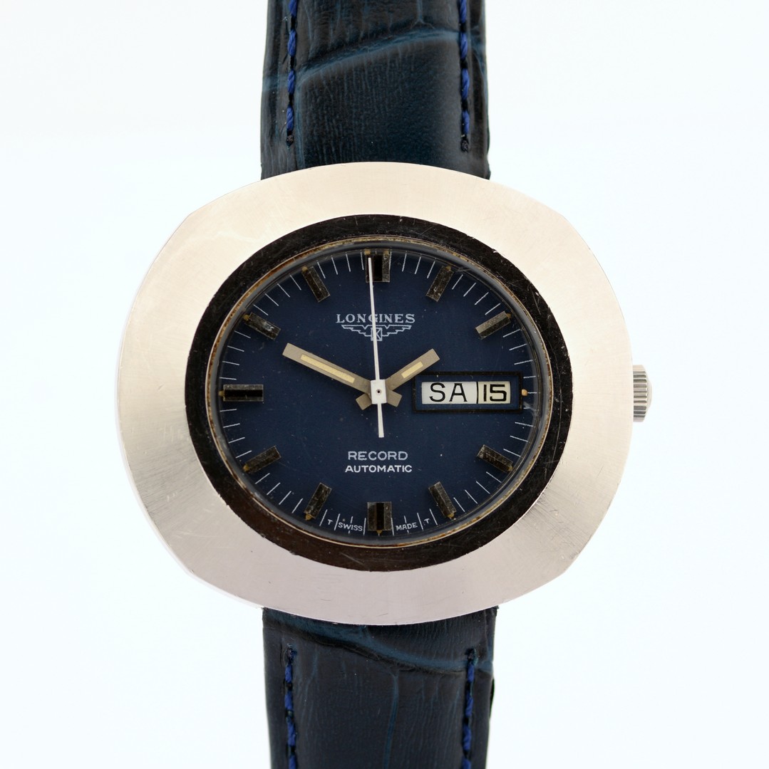 Longines / Record - Automatic - Day/Date - Gentlemen's Steel Wristwatch - Image 3 of 9