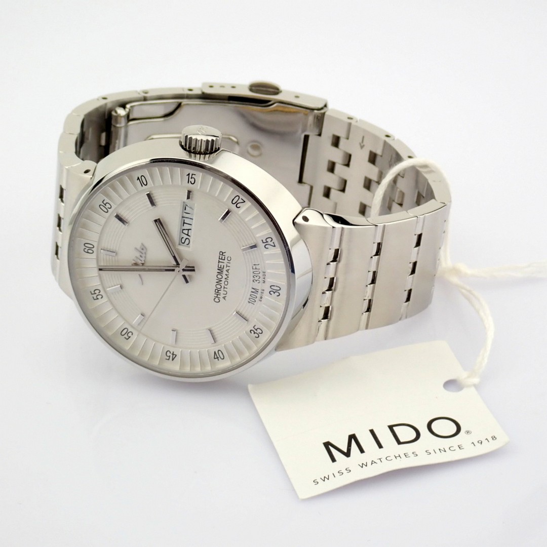 Mido / All Dial Day Date Chronometer Automatic Transparent (Unworn) - Gentlemen's Steel Wristwatc... - Bild 2 aus 12