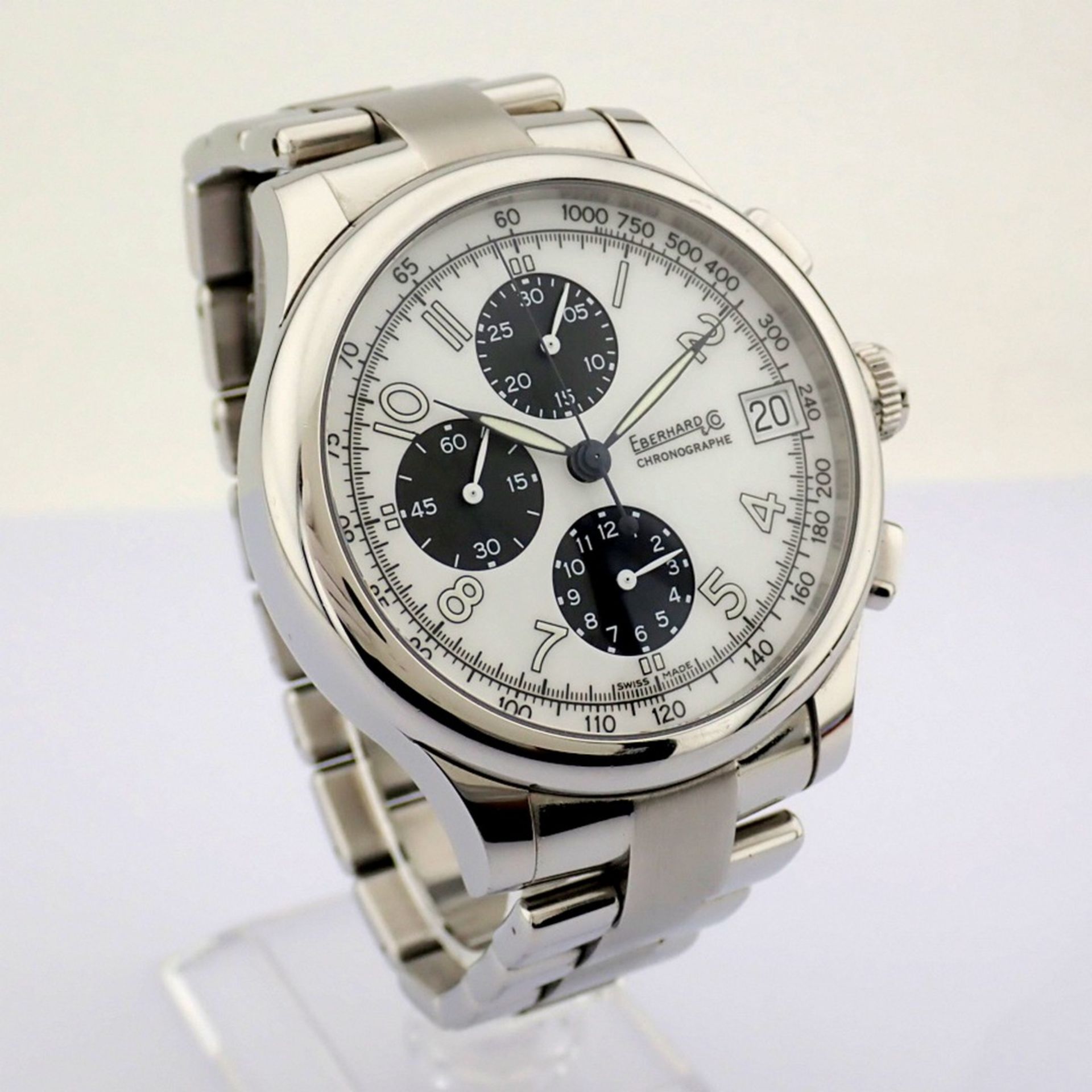 Eberhard & Co. / Traversetolo Chronograph Automatic - Gentlemen's Steel Wristwatch - Image 7 of 11