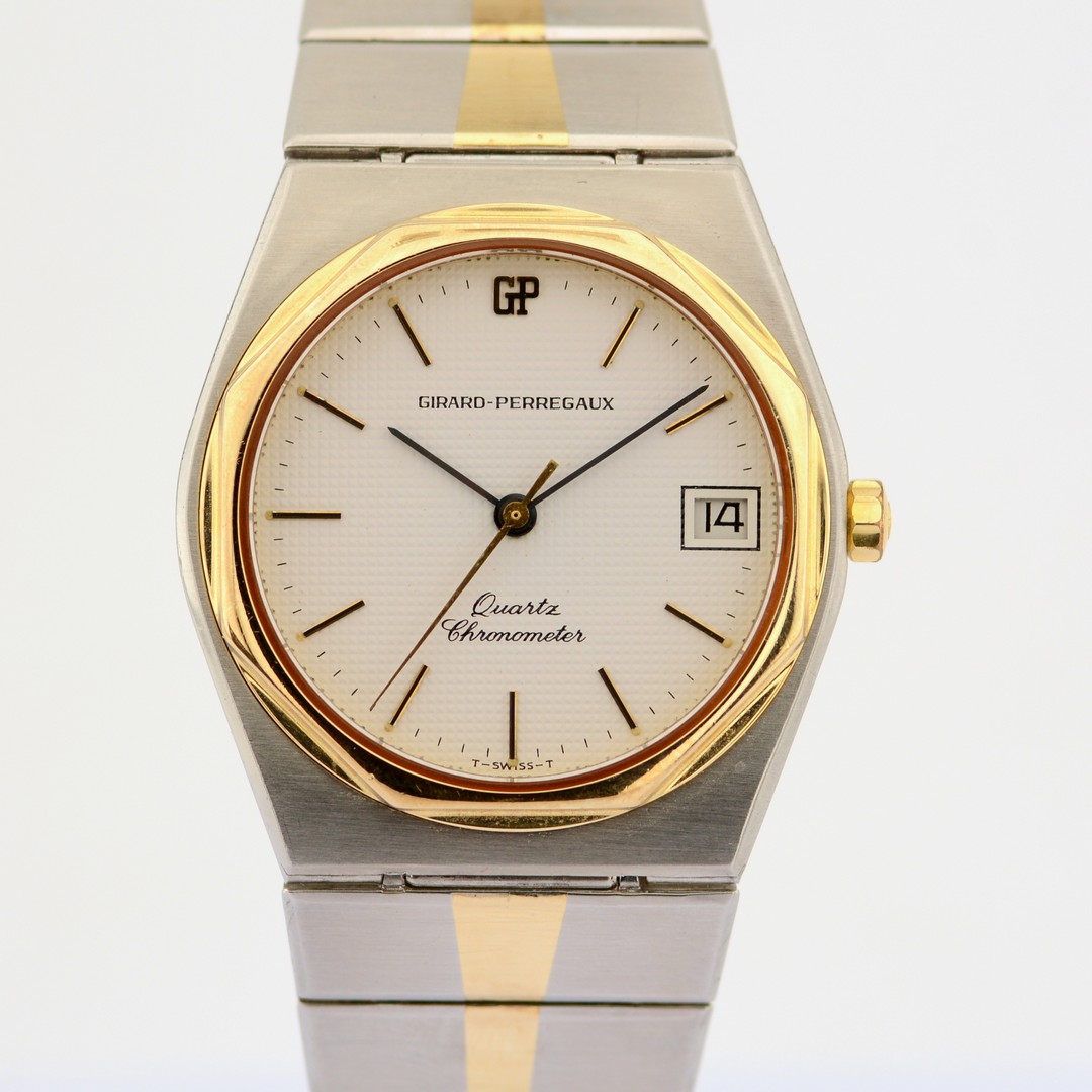 Girard-Perregaux / Laureato Chronometer 14K Bezel - 35mm - Gentlemen's Steel Wristwatch - Image 4 of 8