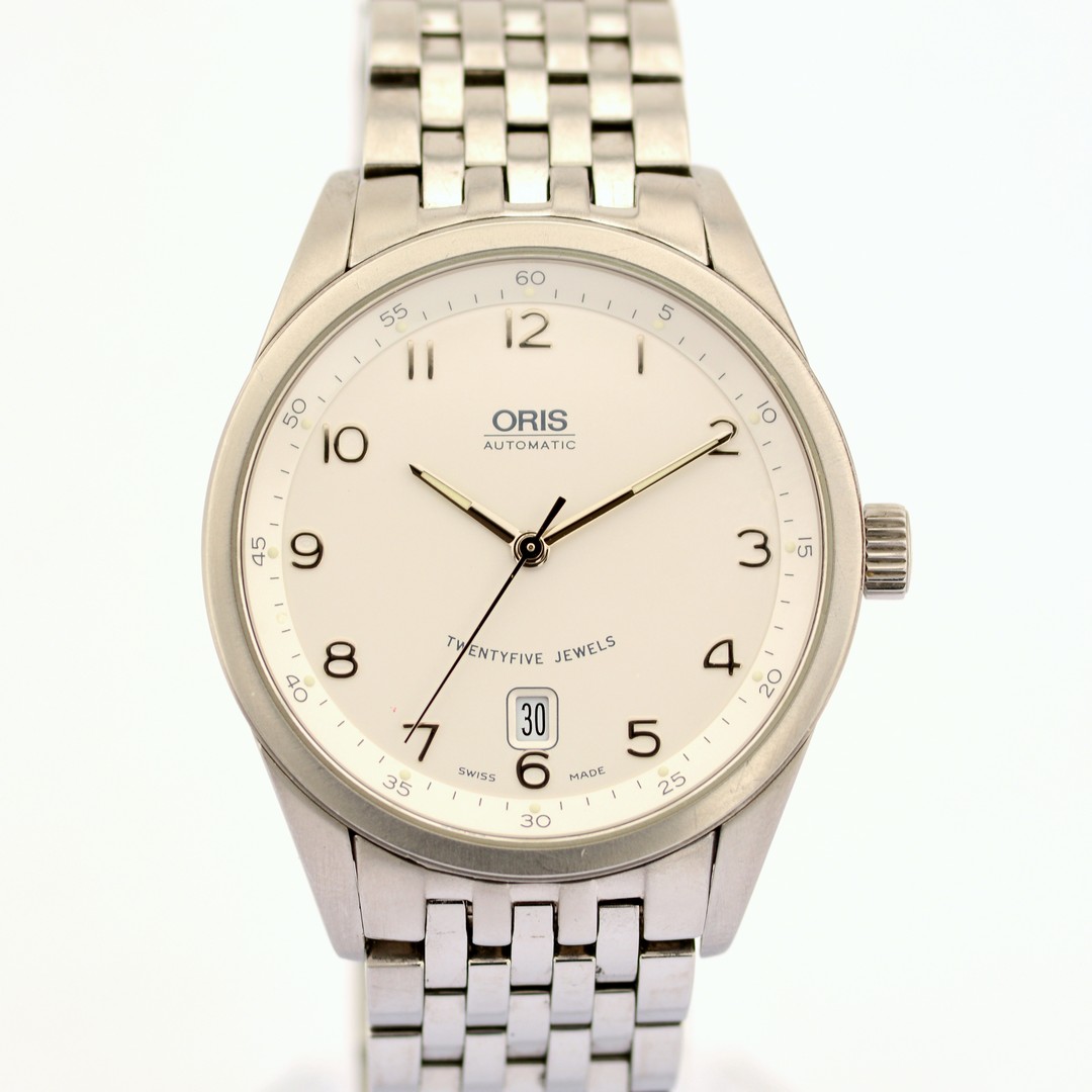 Oris / Classic Date XXL 7504 - Gentlemen's Steel Wristwatch - Bild 2 aus 7