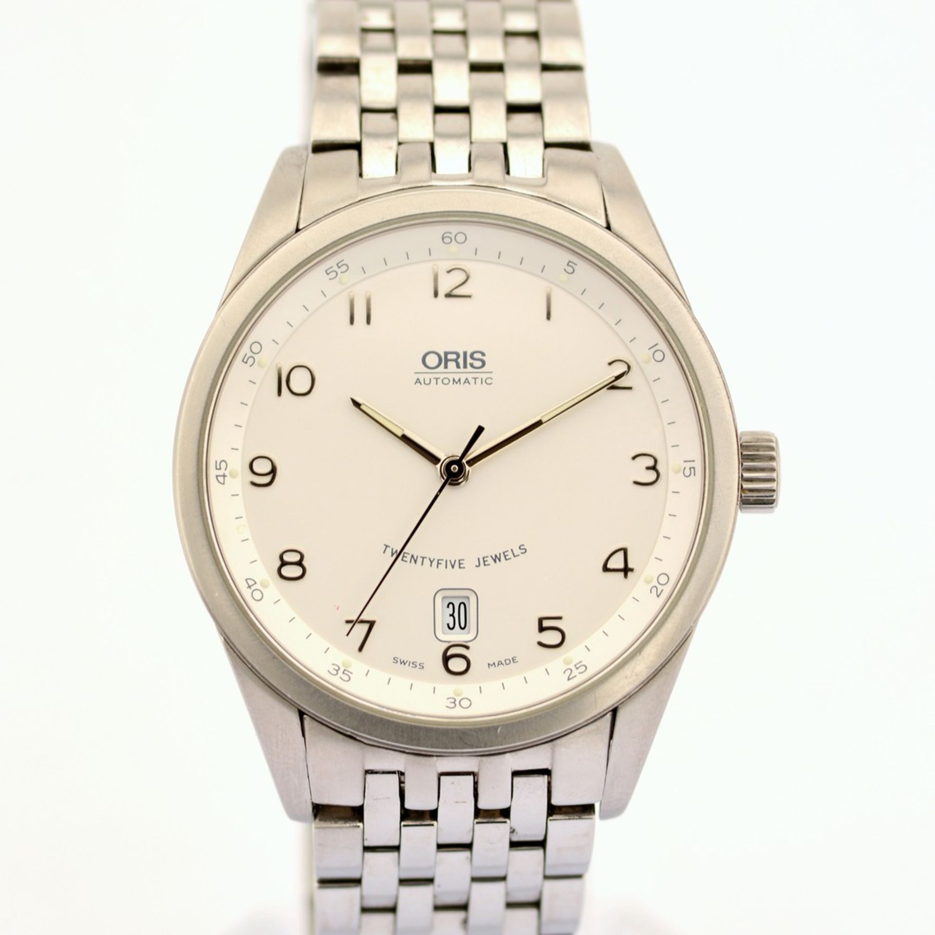 Oris / Classic Date XXL 7504 - Gentlemen's Steel Wristwatch - Image 2 of 7
