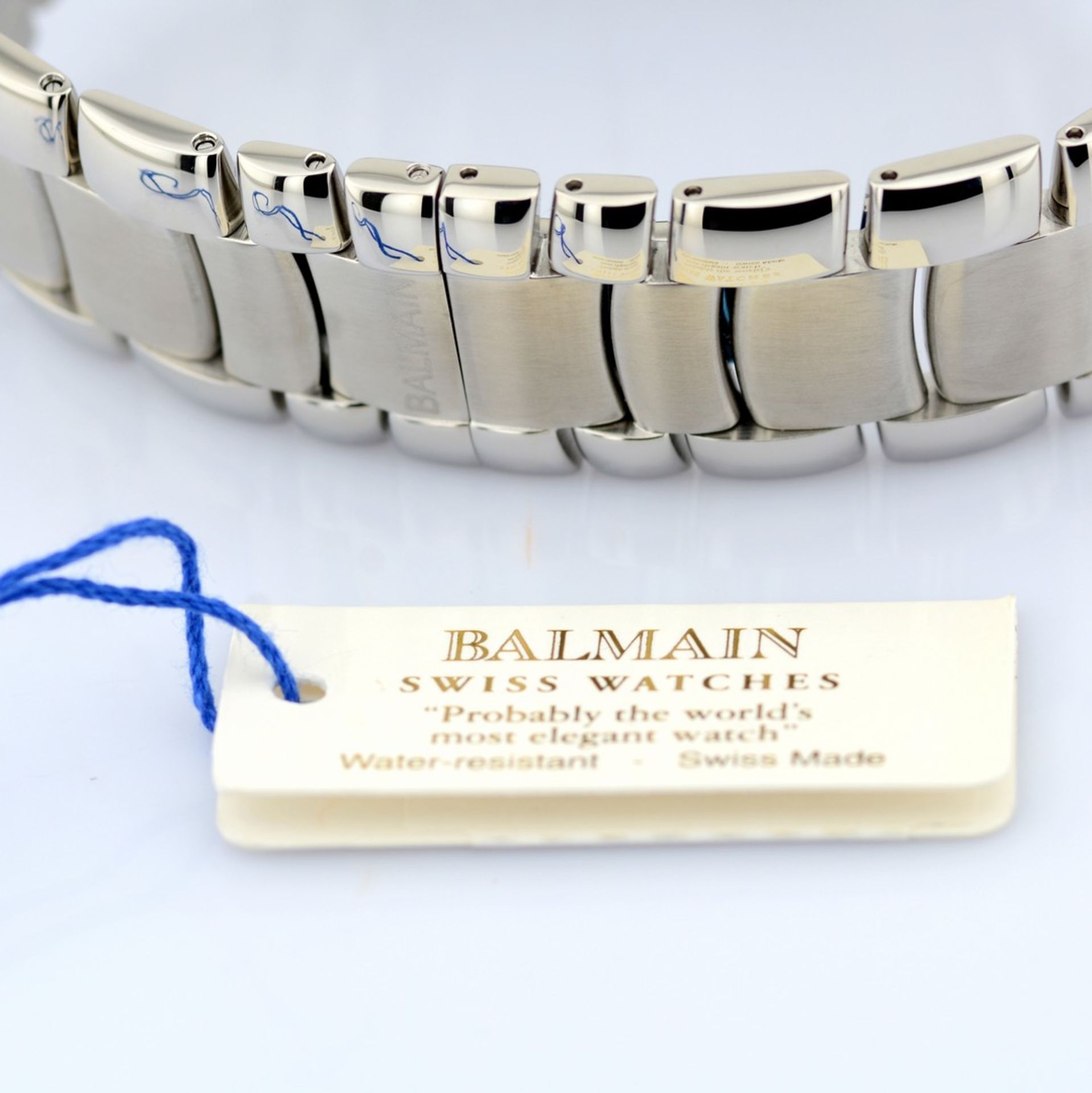 Pierre Balmain / Swiss Chronograph Date - Gentlemen's Steel Wristwatch - Image 6 of 7