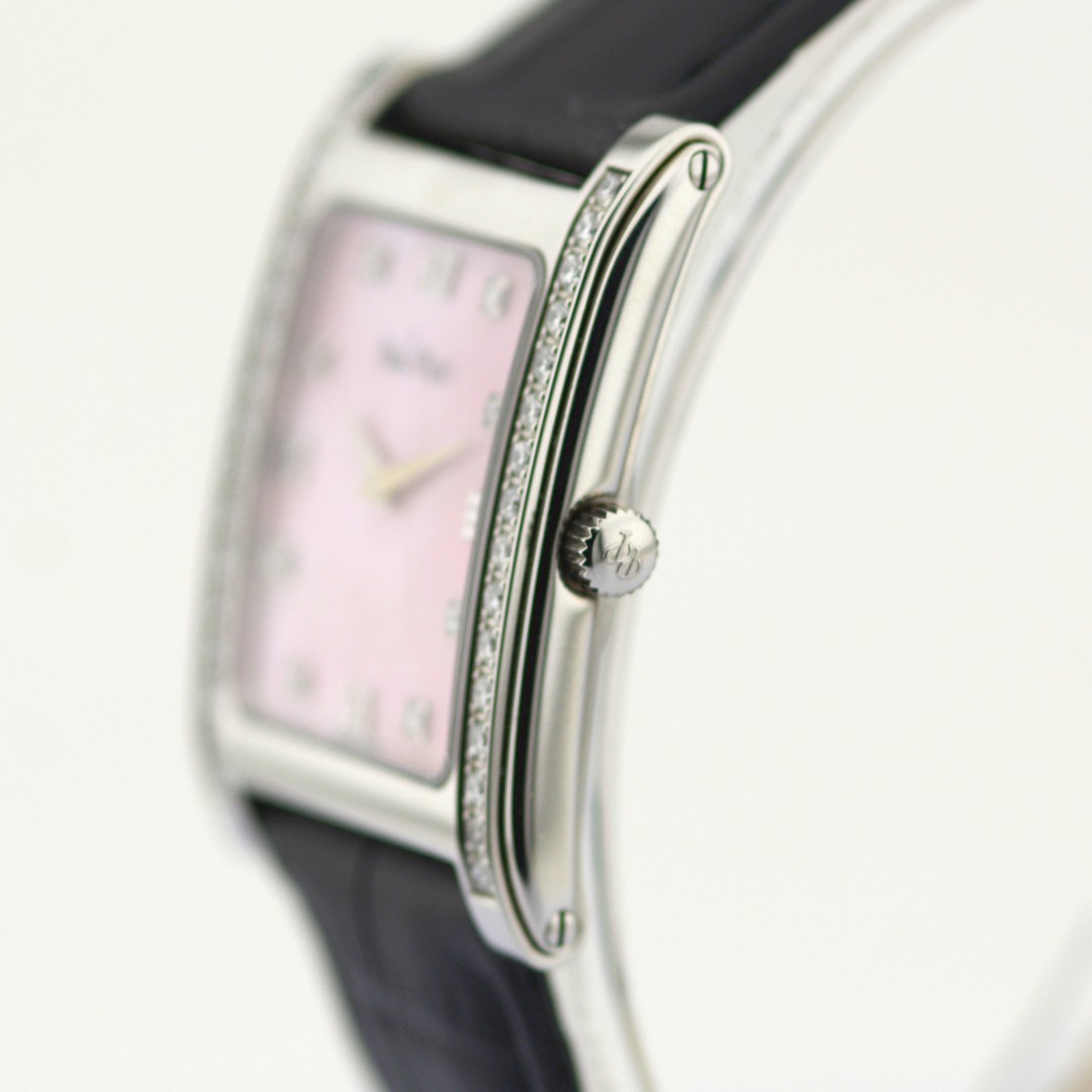 Paul Picot / 4079 Diamond Dial Diamond Case Mother of Pearl - Lady's Steel Wristwatch - Bild 8 aus 12