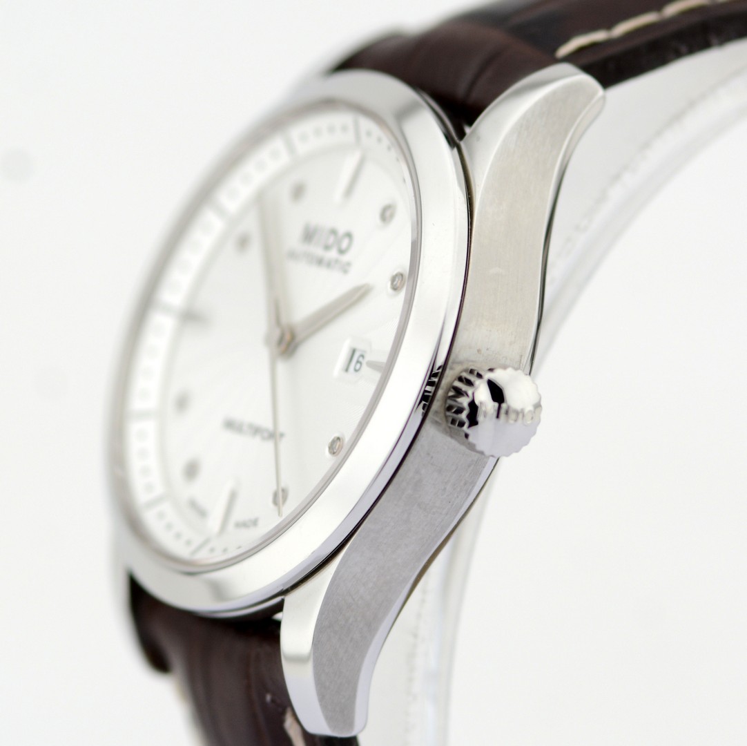 Mido / Multifort Diamonds Automatic Date - Lady's Steel Wristwatch - Image 2 of 8