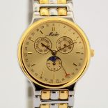 Mido / Moonphase Triple Perpetual Calendar - Unisex Steel Wristwatch