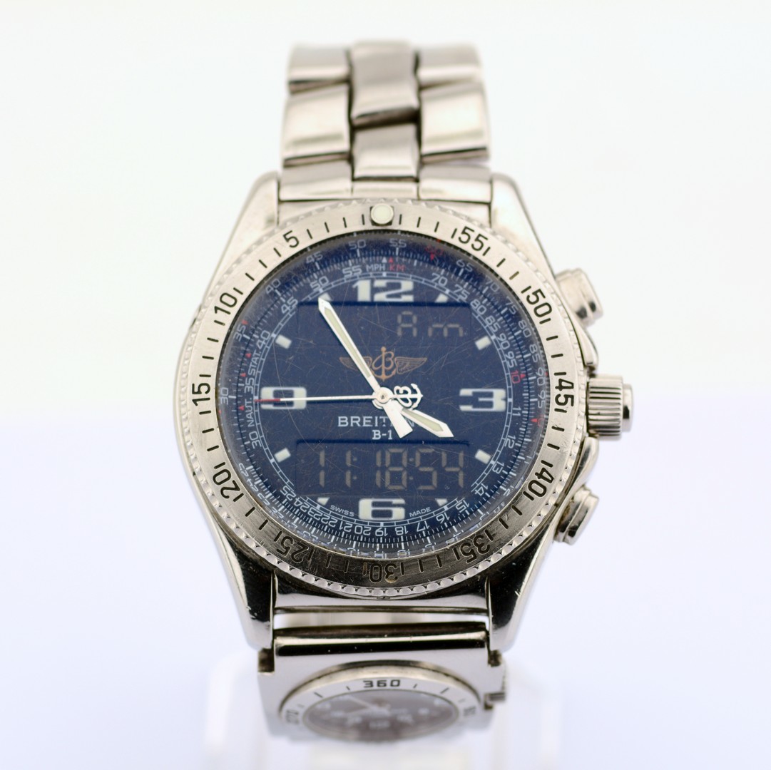 Breitling / A68362 B-1 with UTC Module - Gentlemen's Steel Wristwatch - Image 5 of 12