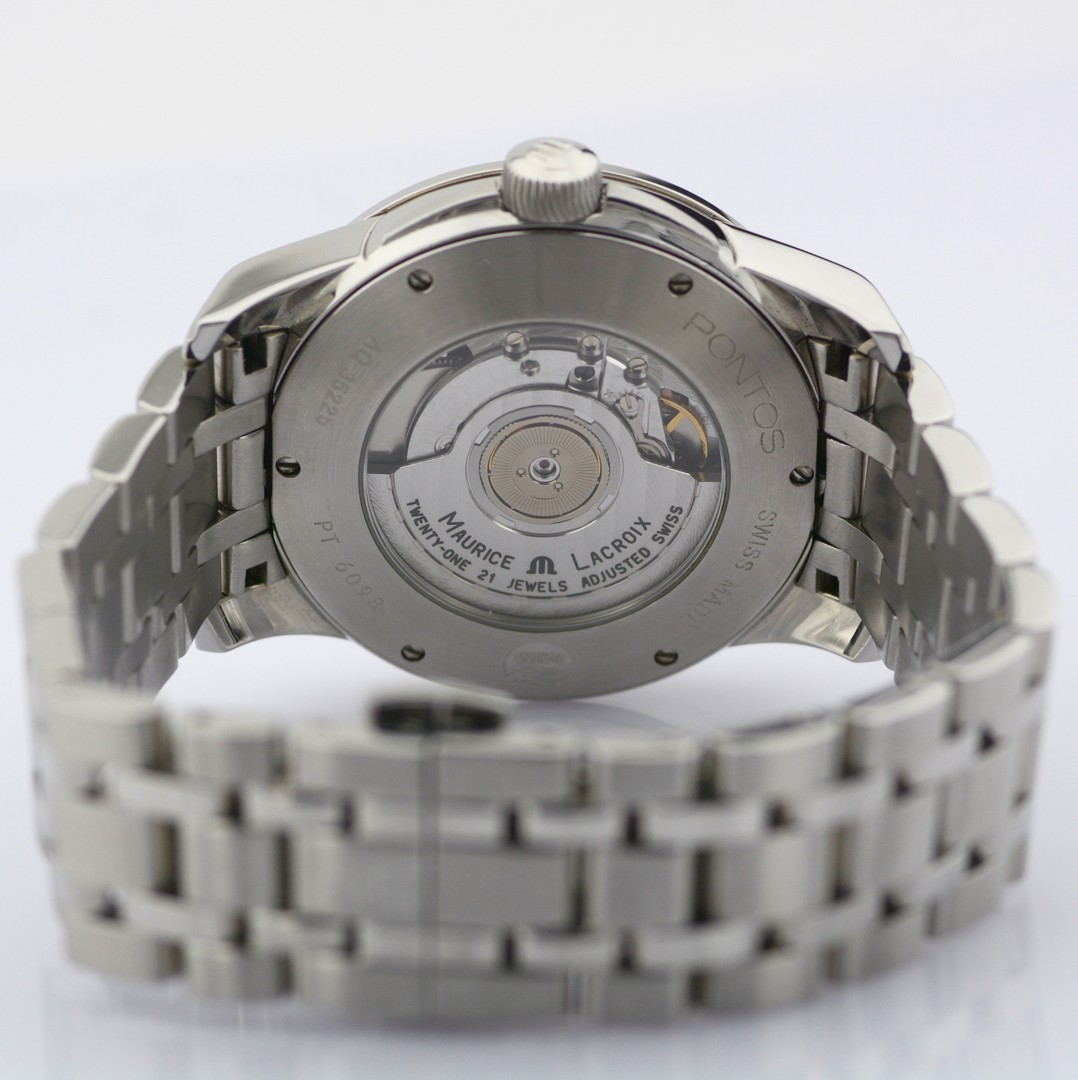 Maurice Lacroix / Pontos - Gentlemen's Steel Wristwatch - Image 6 of 8