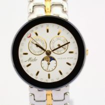 Mido / Moon Triple & Perpetual Calendar - Gentlemen's Steel Wristwatch