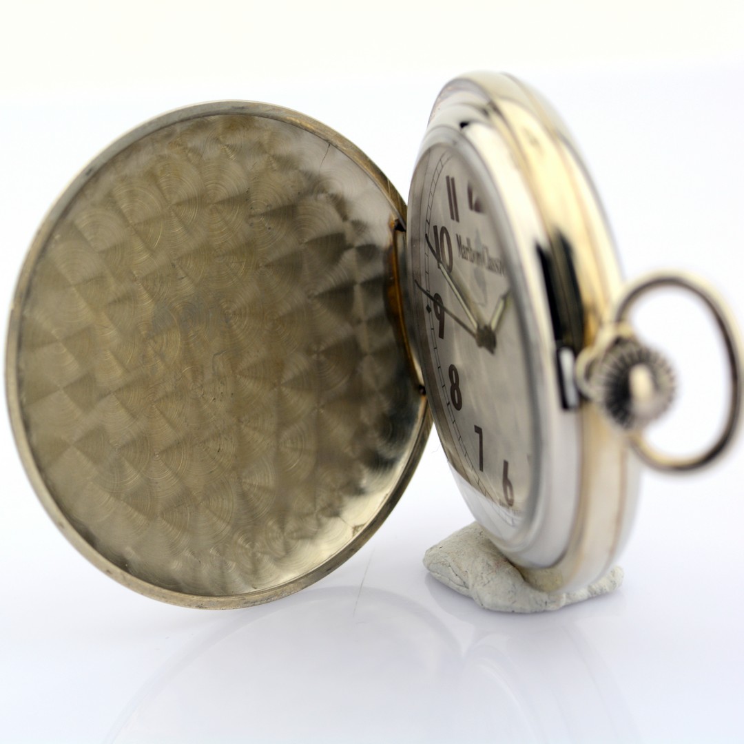 Marlboro / Pocket Watch - Gentlemen's Steel Pocketwatch - Image 2 of 6