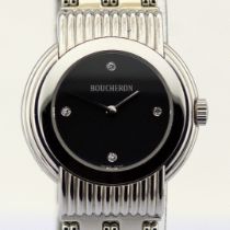 Boucheron / AG 251450 Diamond Dial - Lady's Steel Wristwatch