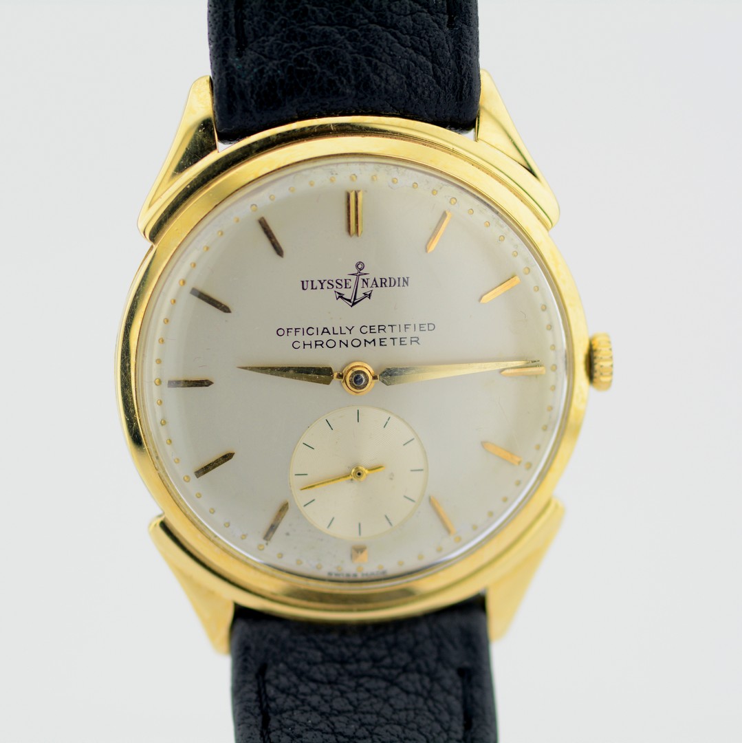 Ulysse Nardin / Chronometer 18K - Gentlemen's Yellow Gold Wristwatch - Image 7 of 8