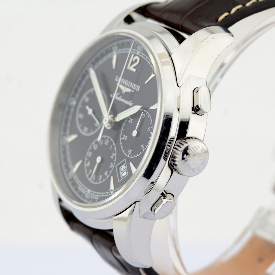 Longines / L2.784.4 Saint-Imier Collection Chronograph Automatic - Gentlemen's Steel Wristwatch - Image 2 of 9