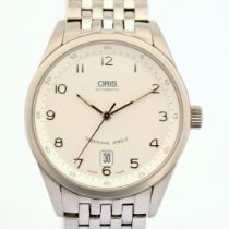 Oris / Classic Date XXL 7504 - Gentlemen's Steel Wristwatch