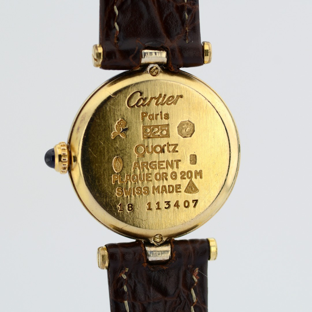 Cartier / Must de - Lady's Steel Wristwatch - Bild 6 aus 8