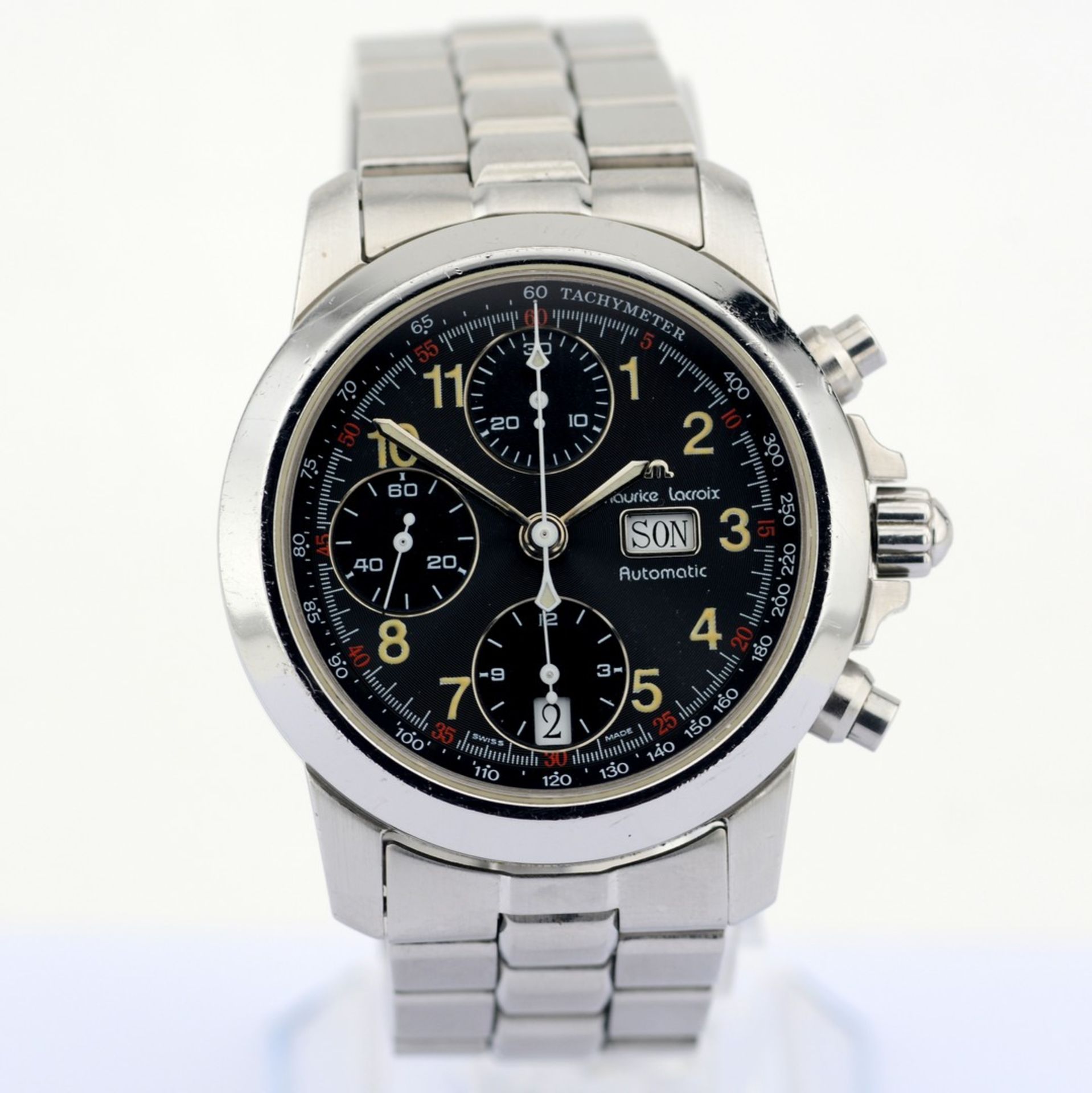 Maurice Lacroix / 39721 Automatic Chronograph - Gentlemen's Steel Wristwatch - Image 5 of 11