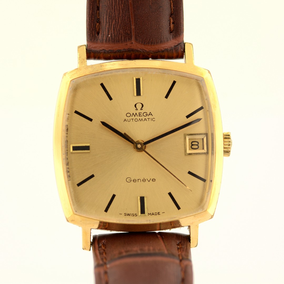 Omega / Geneve - Automatic - Date - Gentlemen's Steel Wristwatch - Bild 2 aus 7