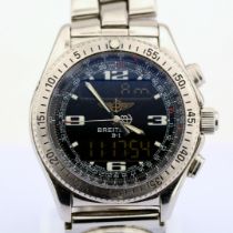 Breitling / A68362 B-1 with UTC Module - Gentlemen's Steel Wristwatch