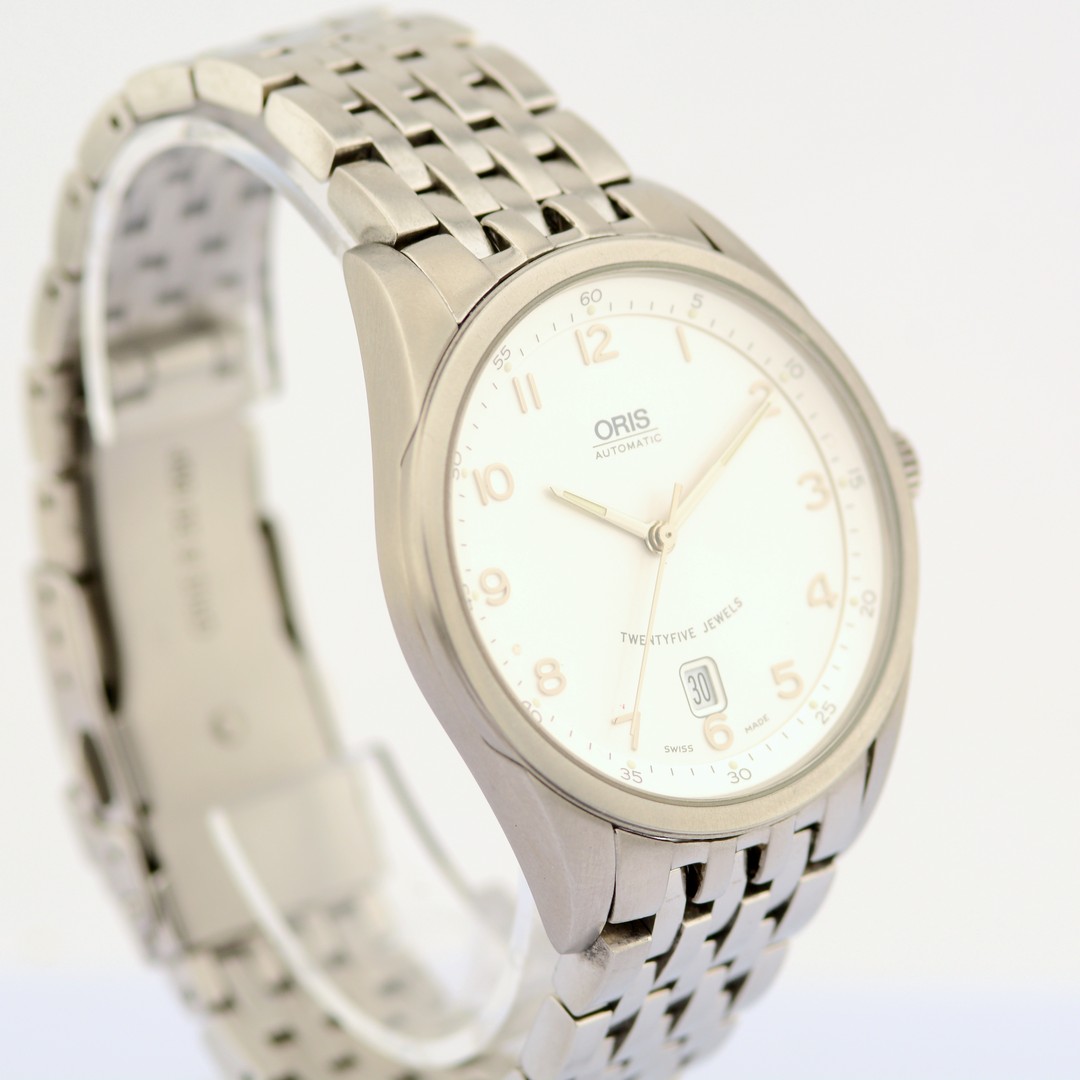 Oris / Classic Date XXL 7504 - Gentlemen's Steel Wristwatch - Bild 4 aus 7