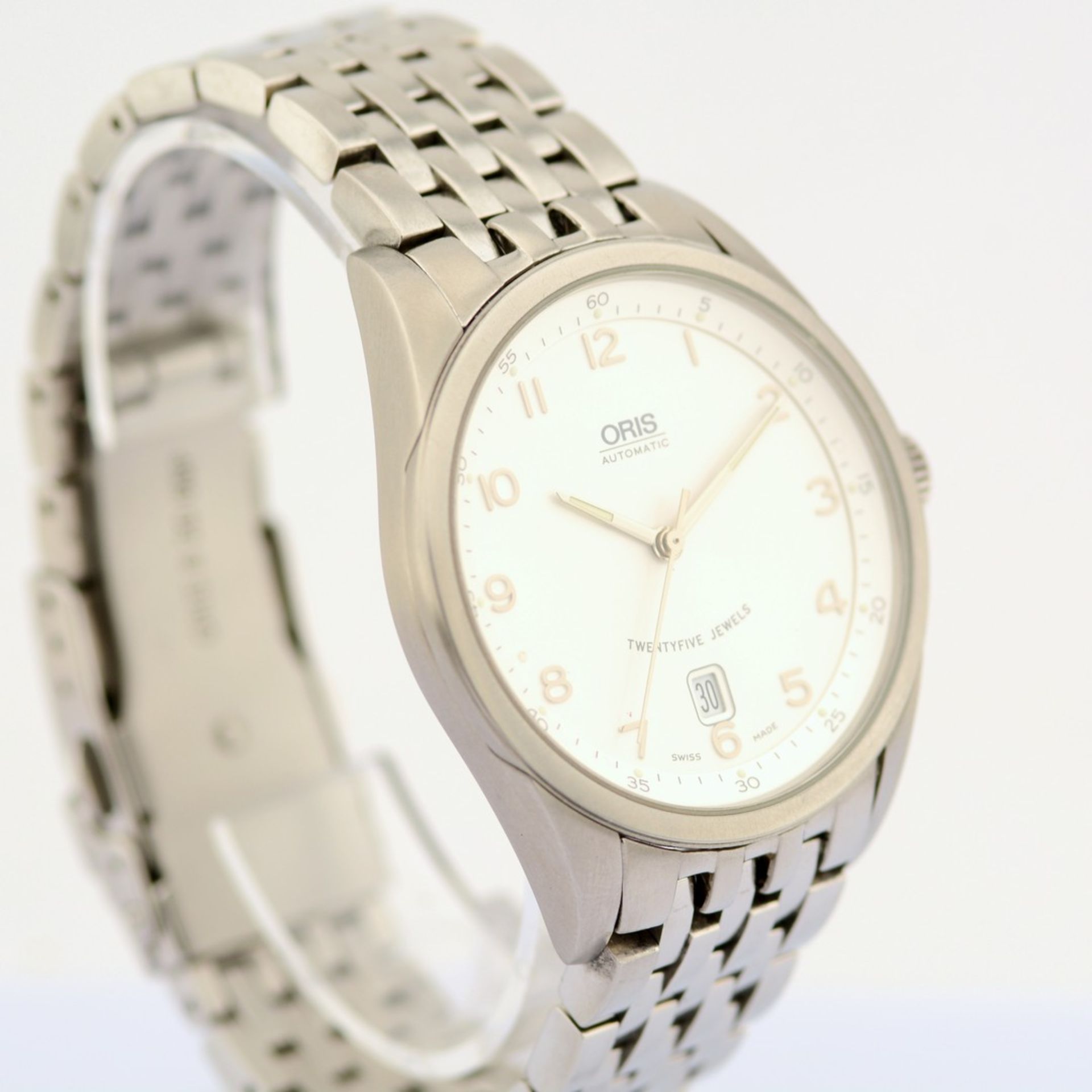 Oris / Classic Date XXL 7504 - Gentlemen's Steel Wristwatch - Image 4 of 7