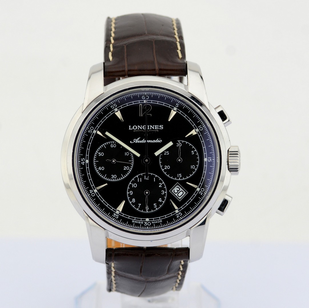 Longines / L2.784.4 Saint-Imier Collection Chronograph Automatic - Gentlemen's Steel Wristwatch - Image 8 of 9