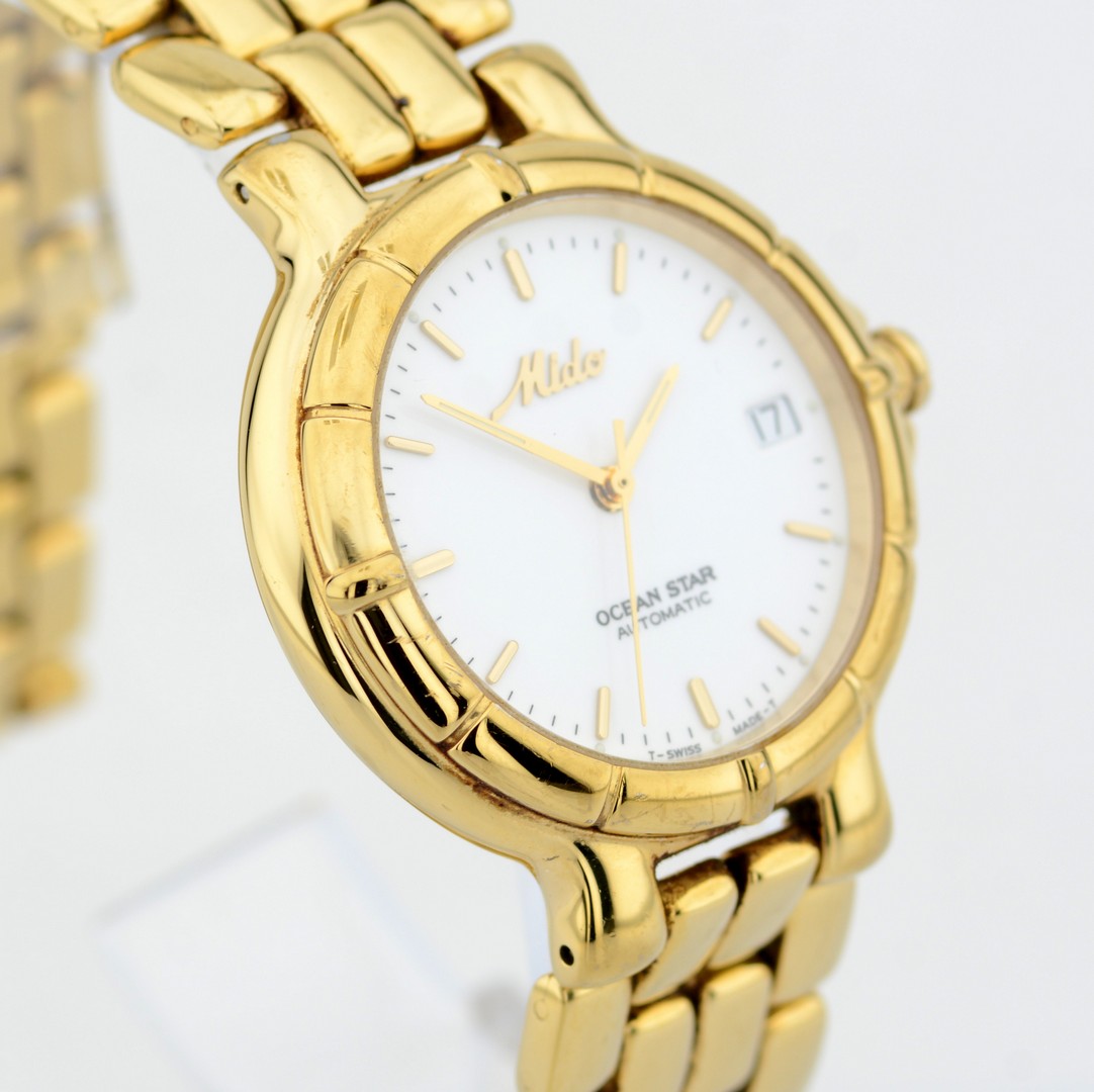 Mido / Ocean Star Automatic Date - Gentlemen's Gold-plated Wristwatch - Bild 6 aus 6
