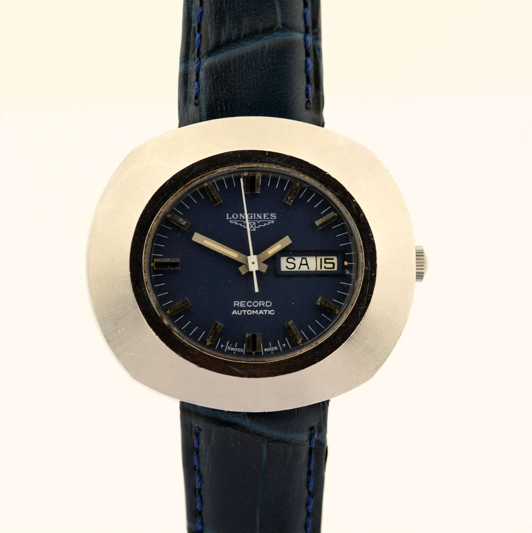 Longines / Record - Automatic - Day/Date - Gentlemen's Steel Wristwatch - Image 2 of 9