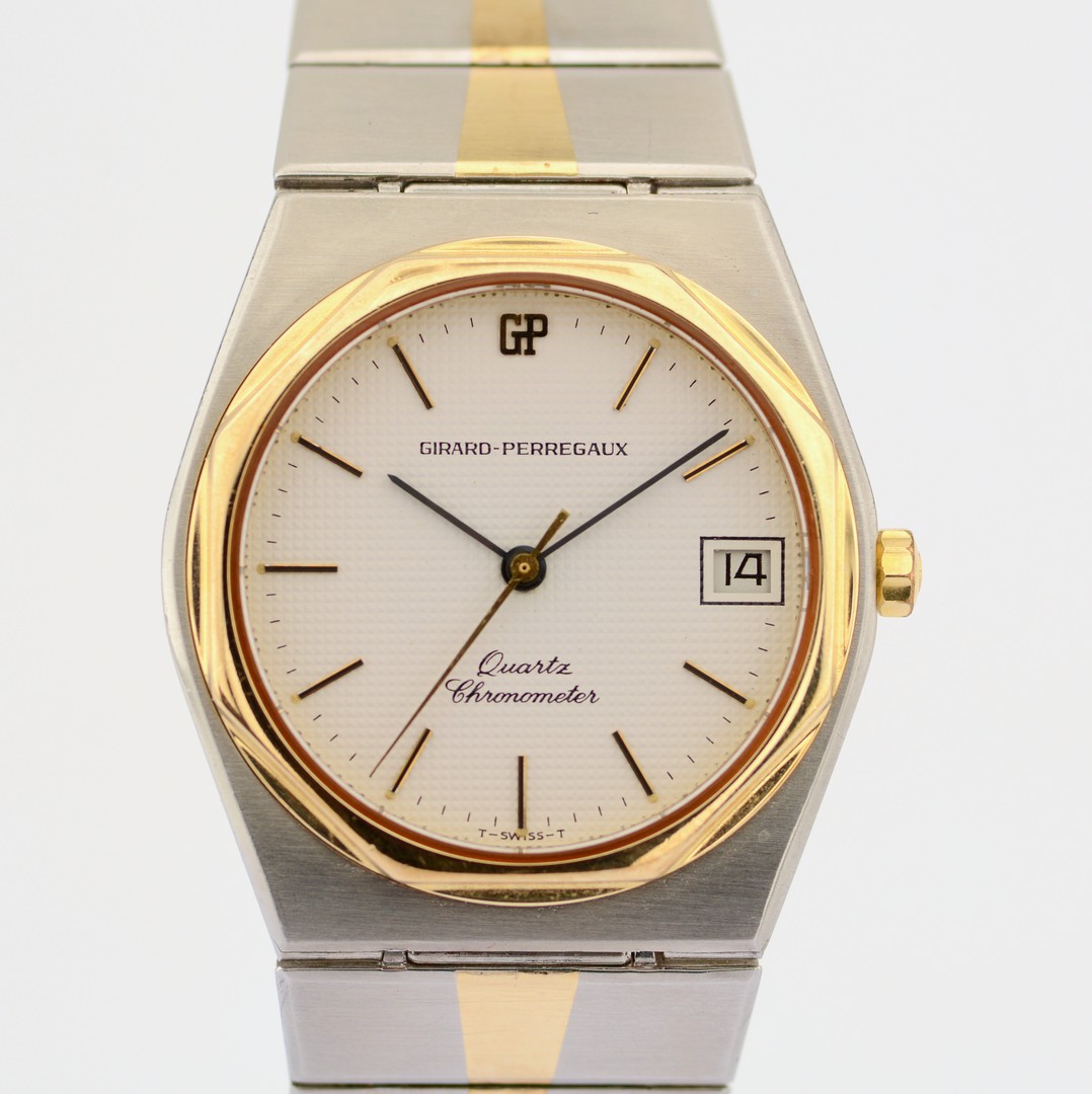 Girard-Perregaux / Laureato Chronometer 14K Bezel - 35mm - Gentlemen's Steel Wristwatch - Image 2 of 8