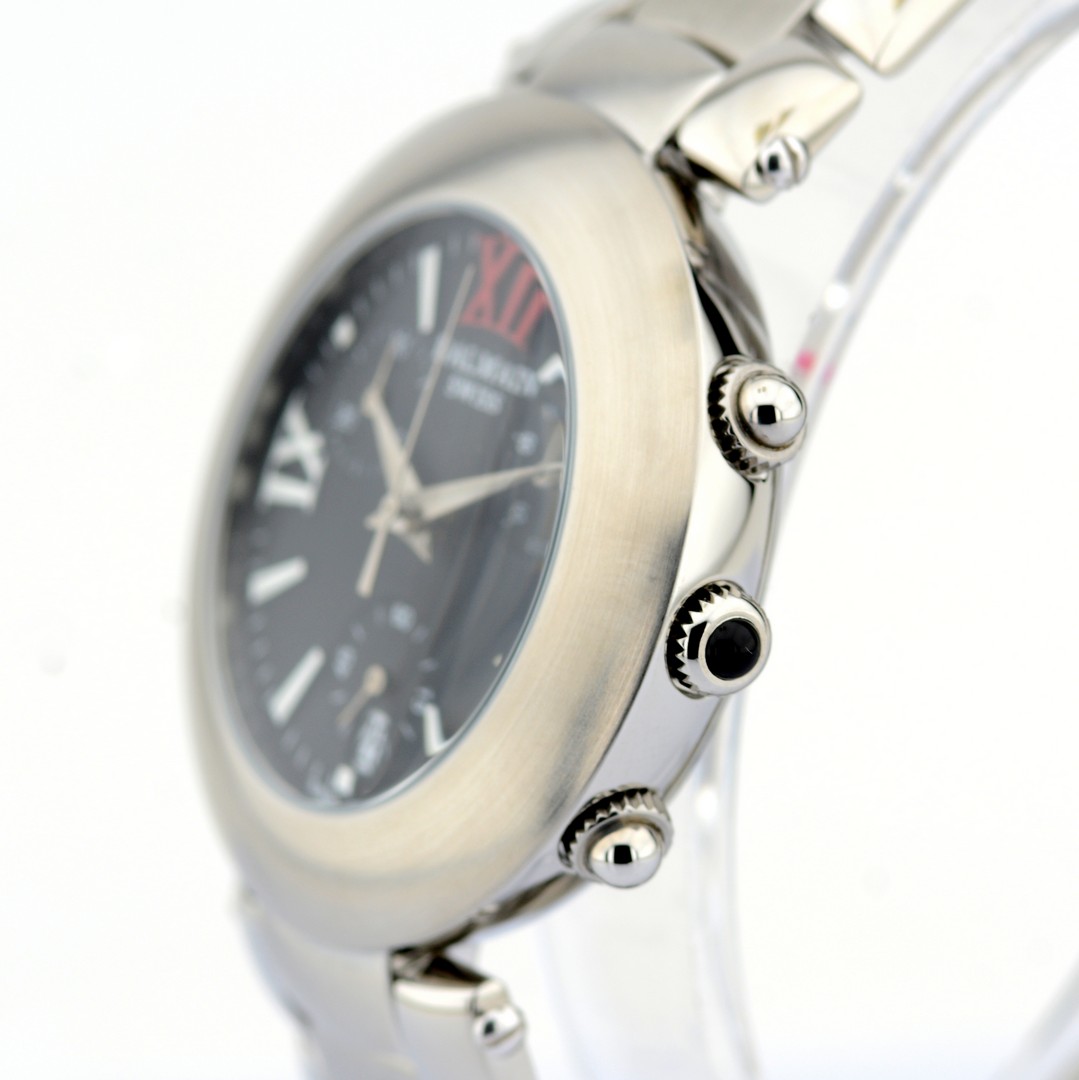 Pierre Balmain / Swiss Chronograph Date - Gentlemen's Steel Wristwatch - Bild 2 aus 7