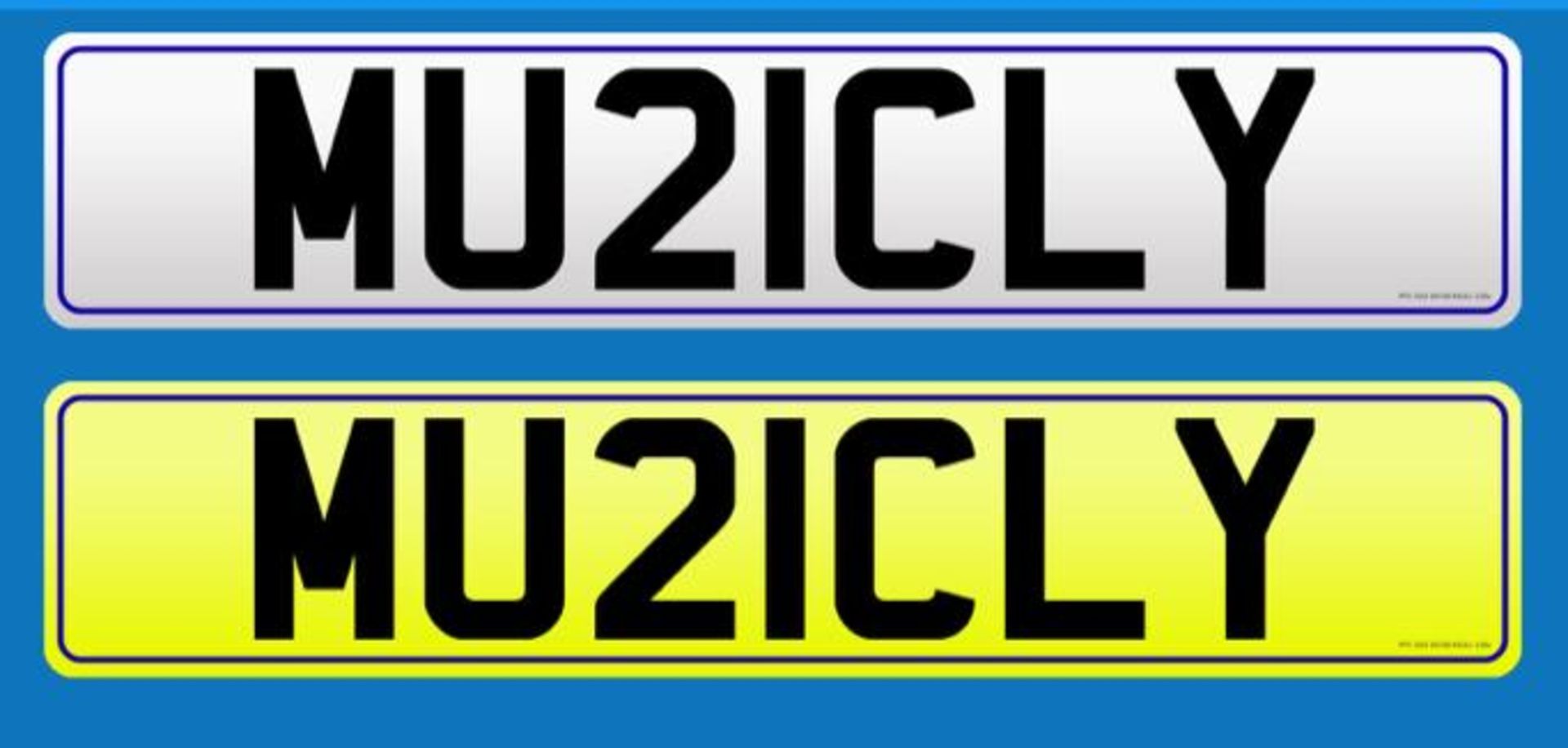 Music, DJ, Musician Private Registration Number *MU21 CLY* - Image 2 of 2