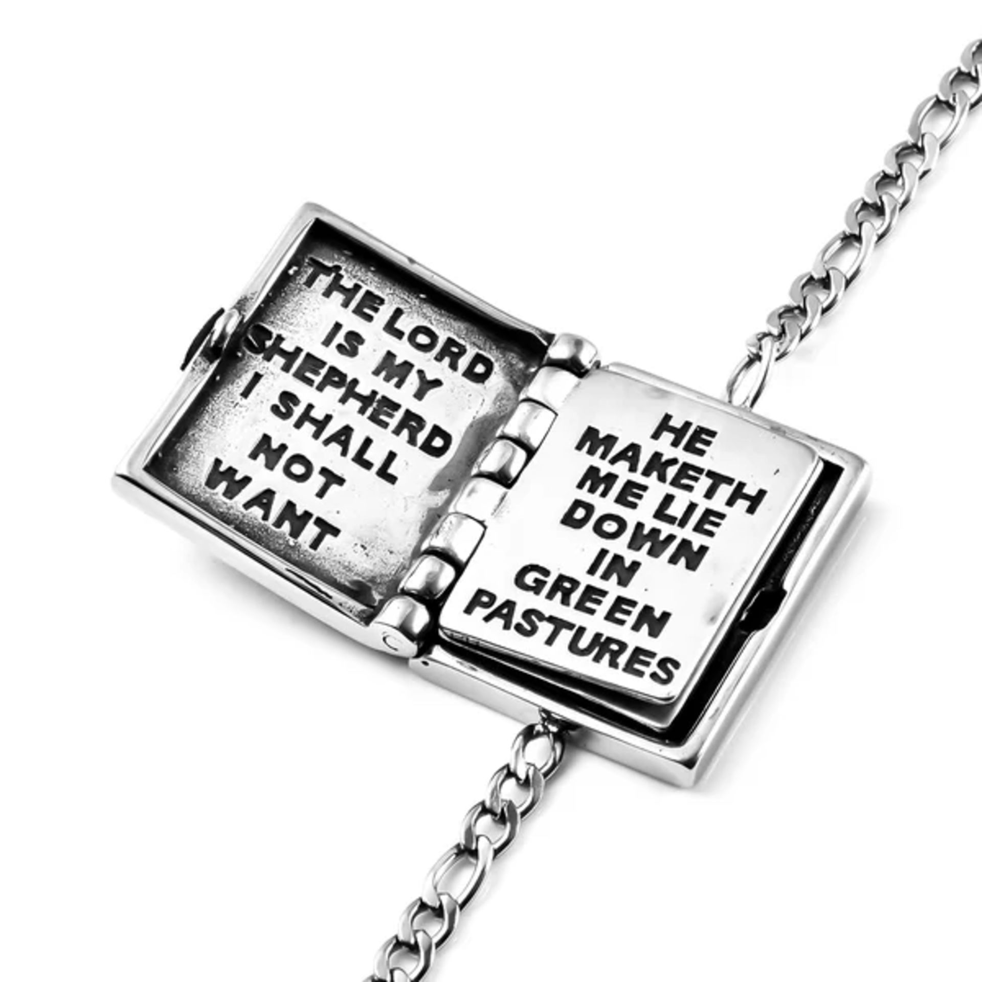 New! Holy Bible Bracelet in Stainless Steel - Image 3 of 6