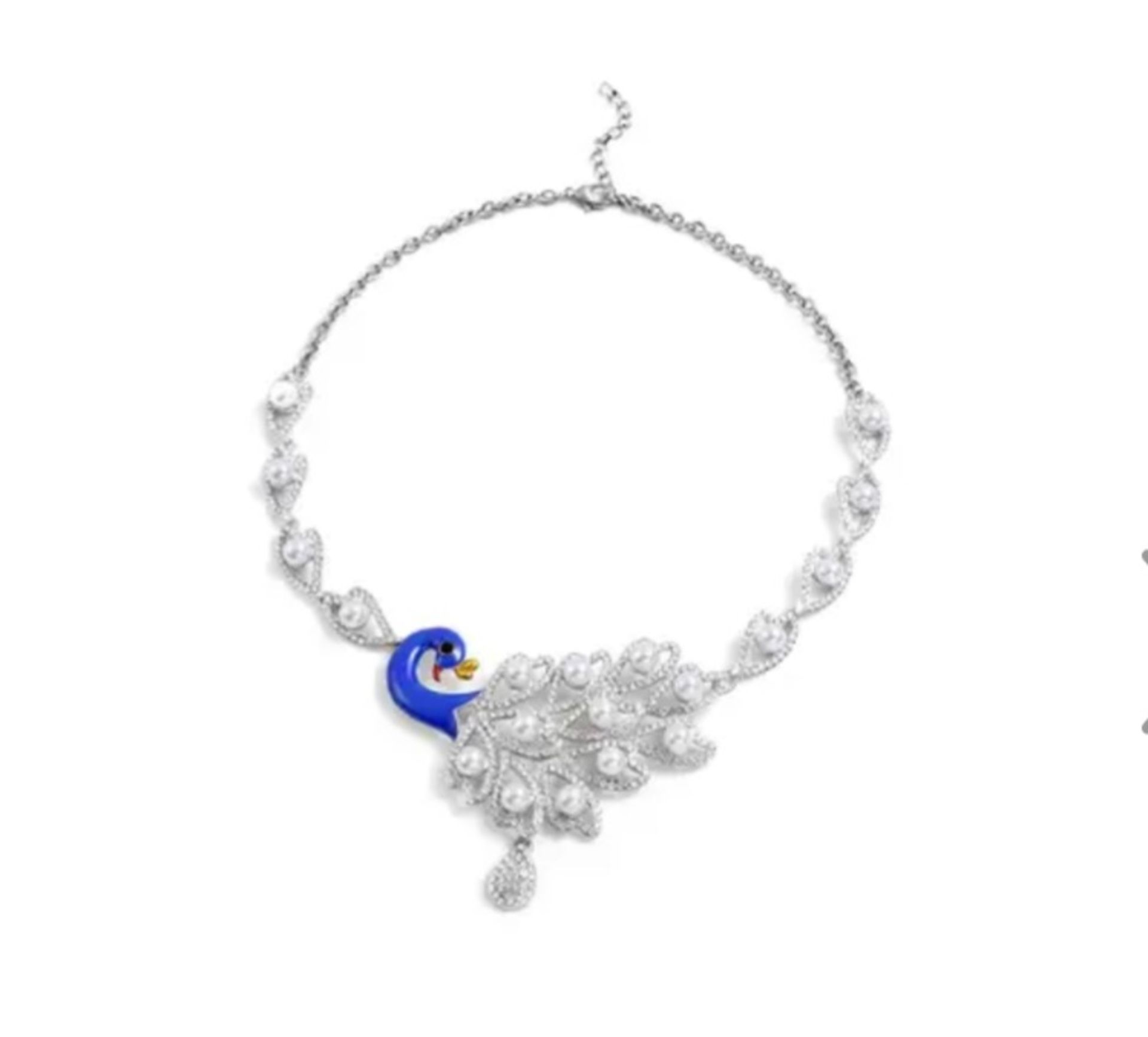 New! 2 Piece Set - White Austrian Necklace & Earrings (See Description) - Image 3 of 7