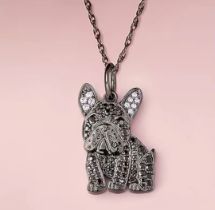 New! Big Eared French Bulldog Pendant