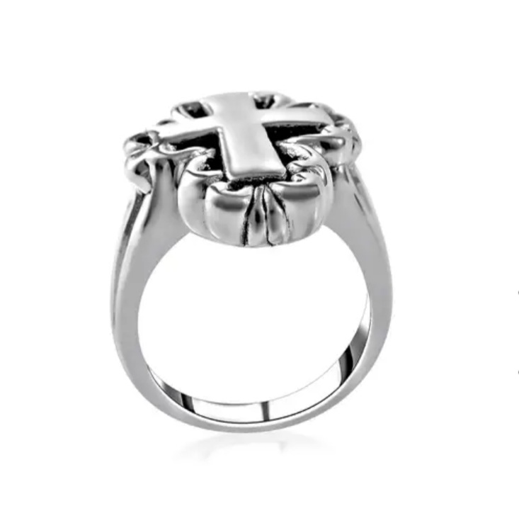 New! Sterling Silver Cross Ring - Image 3 of 4