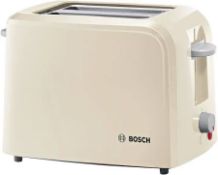 Bosch TAT3A0175G Village 2-Slice Toaster, Cream